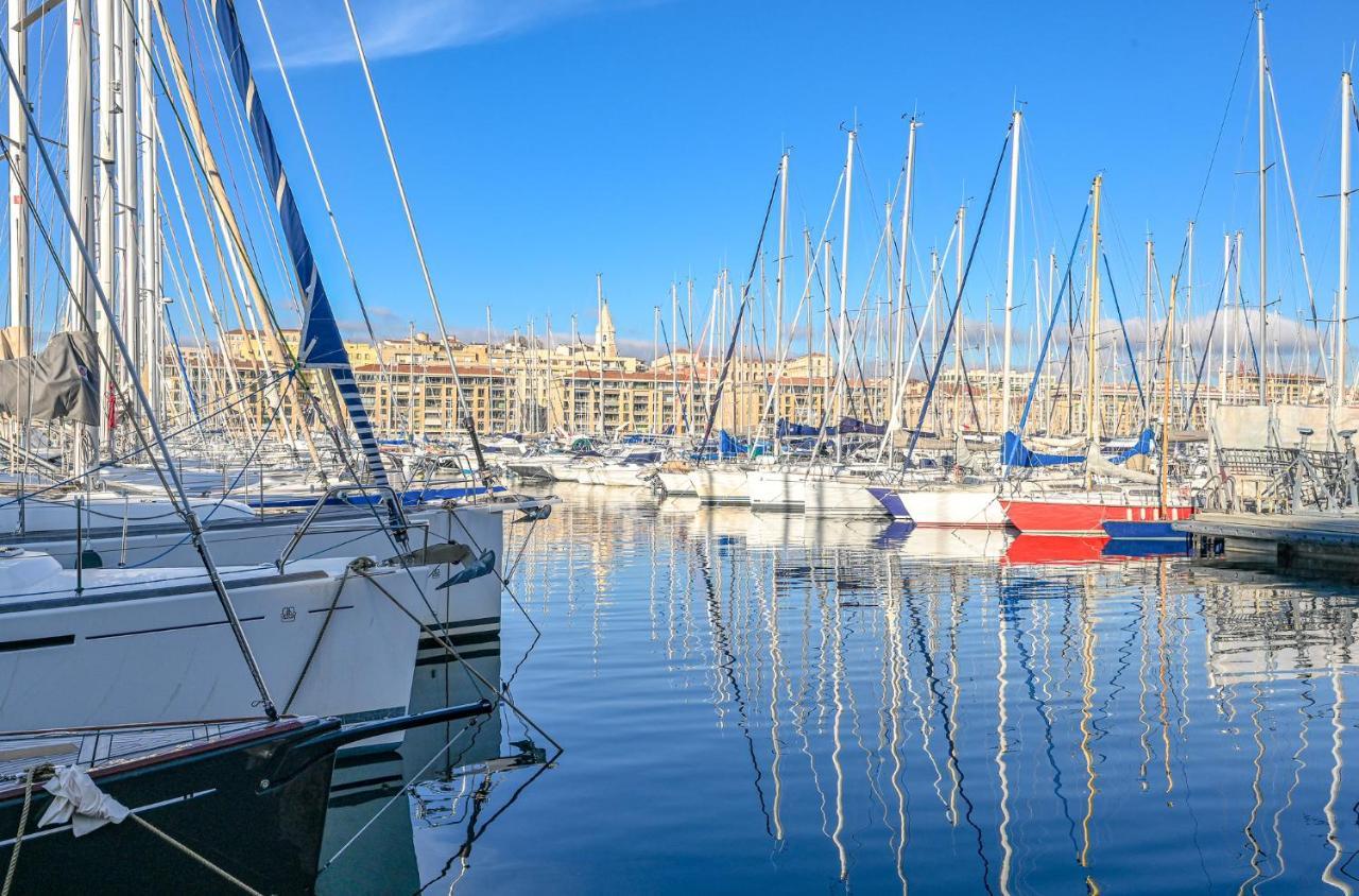 Sur Le Port De Marseille ~ Hypercentre ~ La Criee Appartement Buitenkant foto